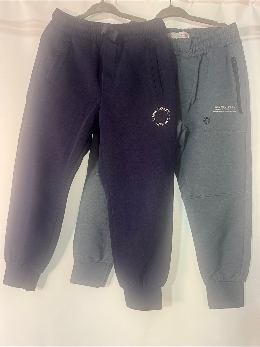 Zara Kids Charcoal Gray Jogger Sweatpants Lot of 2